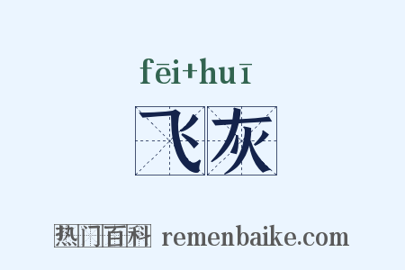 飞灰是什么意思的图片
